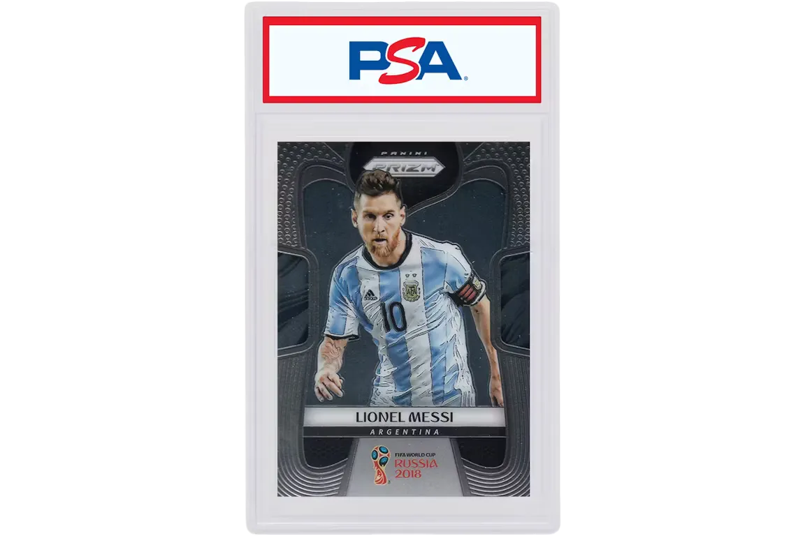 Lionel Messi 2018 Panini Prizm World Cup#1 PSA 9